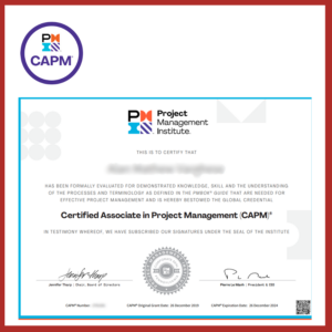 Chứng chỉ Certified Associate in Project Management (CAPM) 