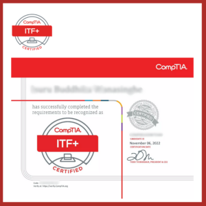 Chứng chỉ CompTIA IT Fundamentals (ITF+) 