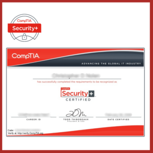 Chứng chỉ CompTIA Security+ 