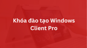 Khóa đào tạo Windows Client Pro